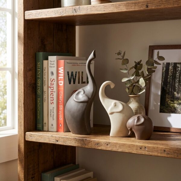 kiyo_3_PIECE_ELEPHANT_FAMILY Elephant Sculptures, Set of 3