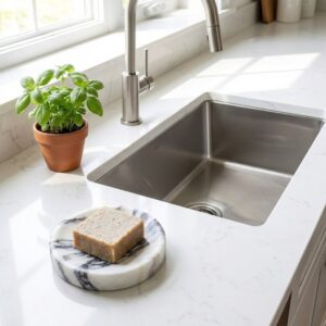 Calacatta Marble Soap Dish